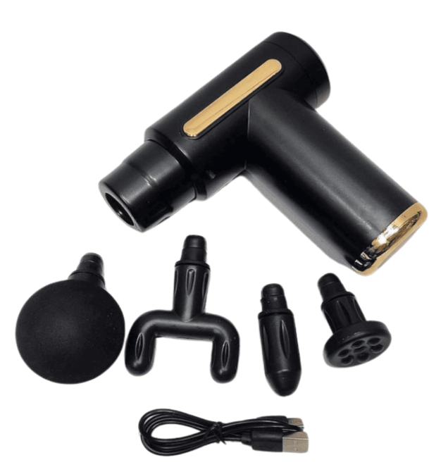 MXTOP Facial Massage Gun, 6 Speed Levels, Variable Frequency Vibration, Post-Exercise Muscle Massager, MP-720 BLACK