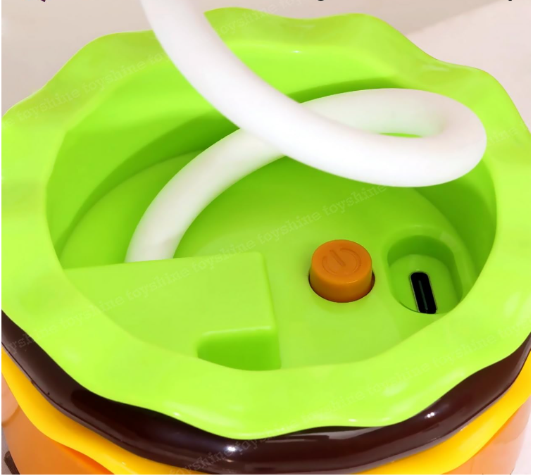 Cute Burger Lamp for Kids | Spring Bouncy LED Night Light | Burger Table Lamp for Bedroom, Study Desk & Gifting